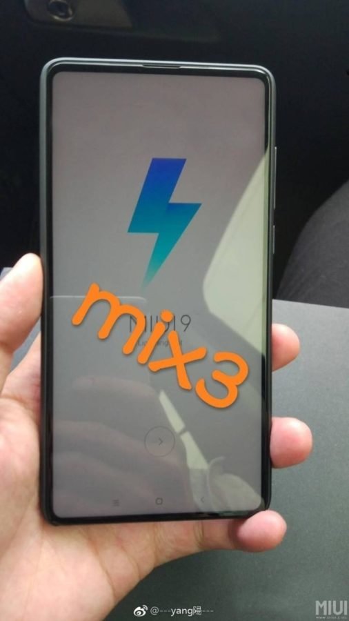 یک تصویر دیگر از گوشی Mi mix 3 لو رفت