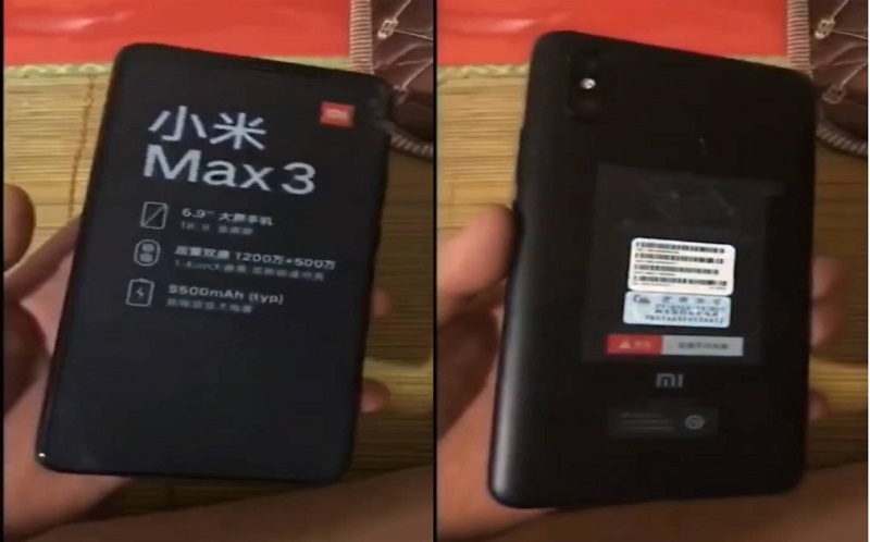 ویژگی های کلیدی گوشی Mi max 3 تأیید شد